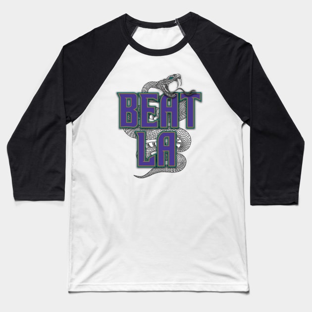 Beat LA Strike 2 Baseball T-Shirt by LunaGFXD